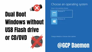Dual Boot Windows 10/11 without USB Flash Drive or CD/DVD [Step-by-Step Tutorial]